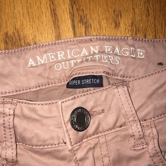 Dusty Pink American Eagle Jeggings - Picture 2 of 3